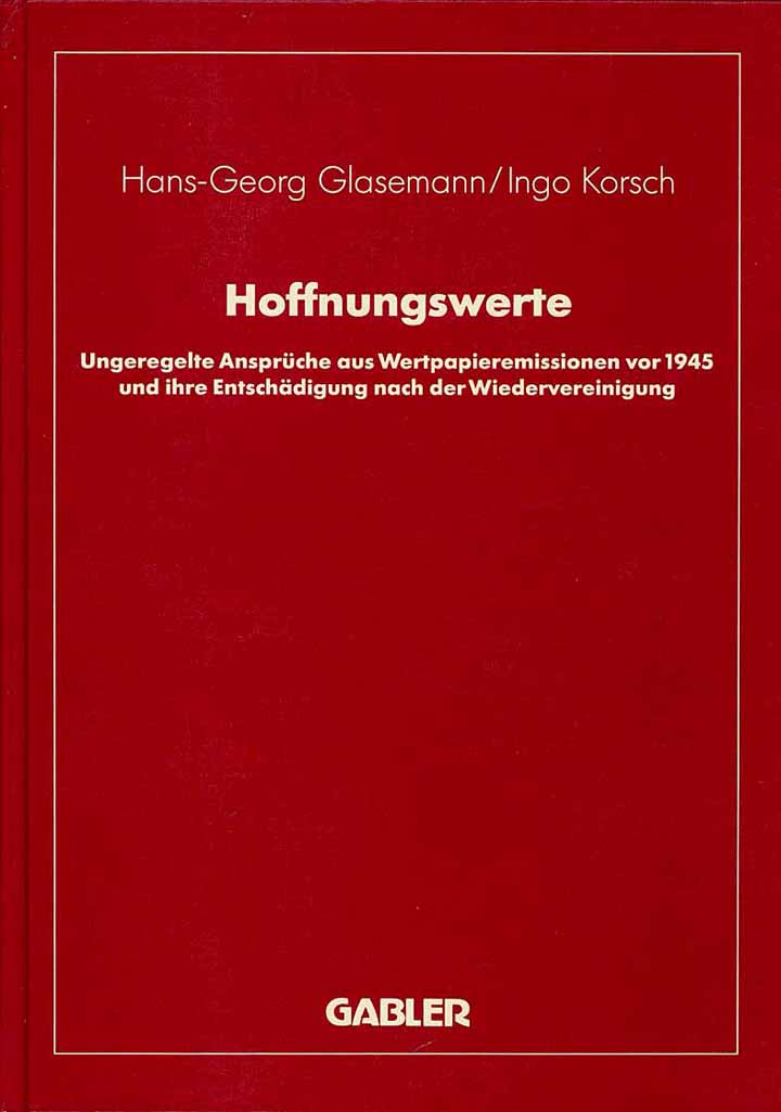 Hoffnungswerte - von H.G. Glasemann u. I. Korsch