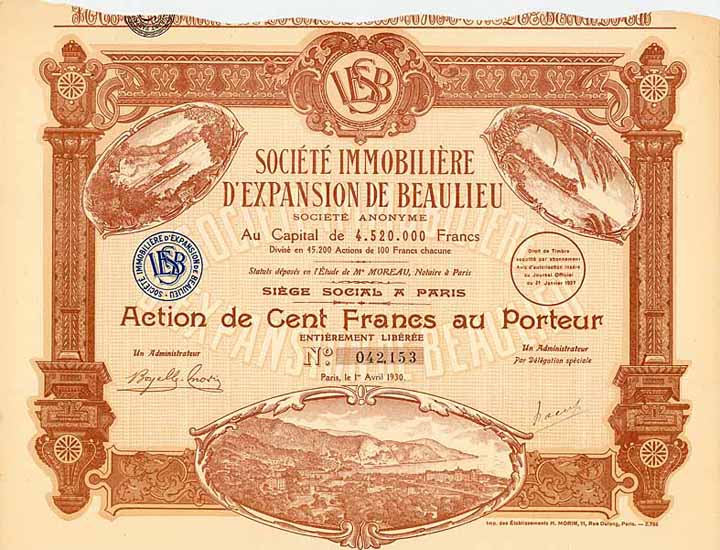 Soc. Immobilière d'Expansion de Beaulieu S.A.