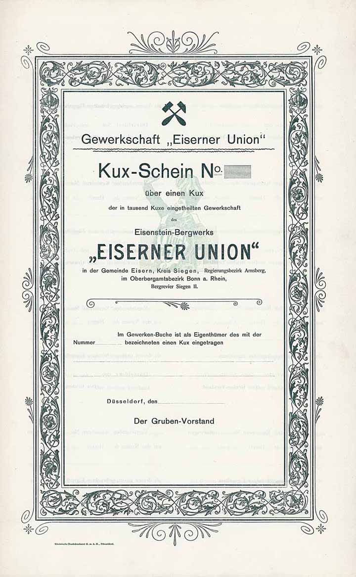 Gewerkschaft “Eiserner Union“