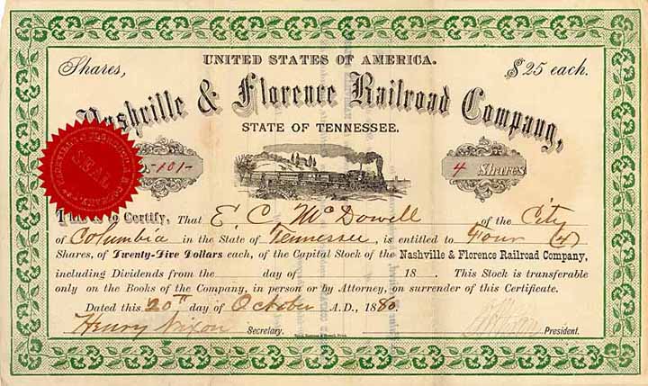 Nashville & Florence Railroad