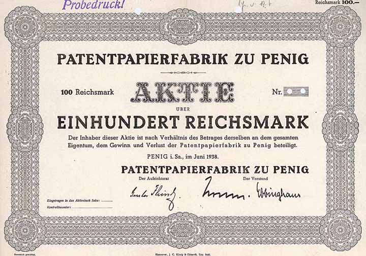 Patentpapierfabrik zu Penig