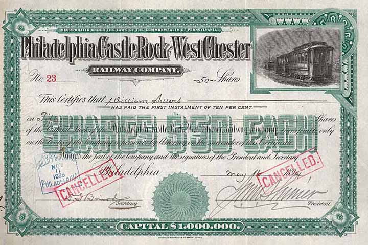 Philadelphia, Castle Rock & West Chester Railway