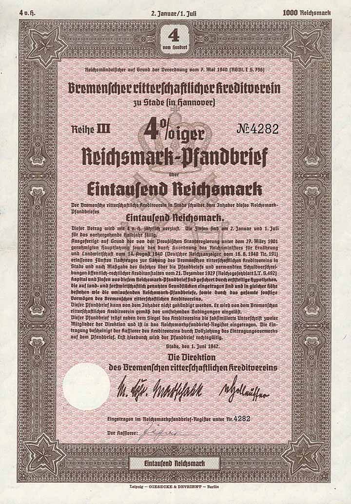 Bremenscher ritterschaftlicher Kreditverein