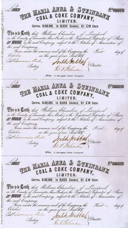 Maria Anna & Steinbank Coal & Coke Co. (3 Stücke)