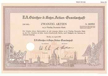 F. A. Günther & Sohn AG