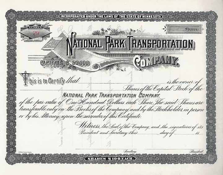 National Park Transportation Co.