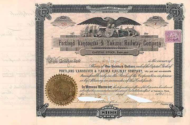 Portland Vancouver & Yakima Railway