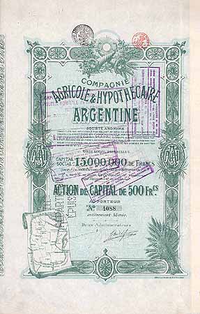 Cie. Agricole & Hypothécaire Argentine S.A.