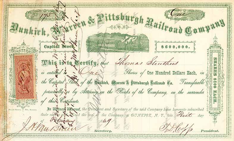 Dunkirk, Warren & Pittsburgh Railroad
