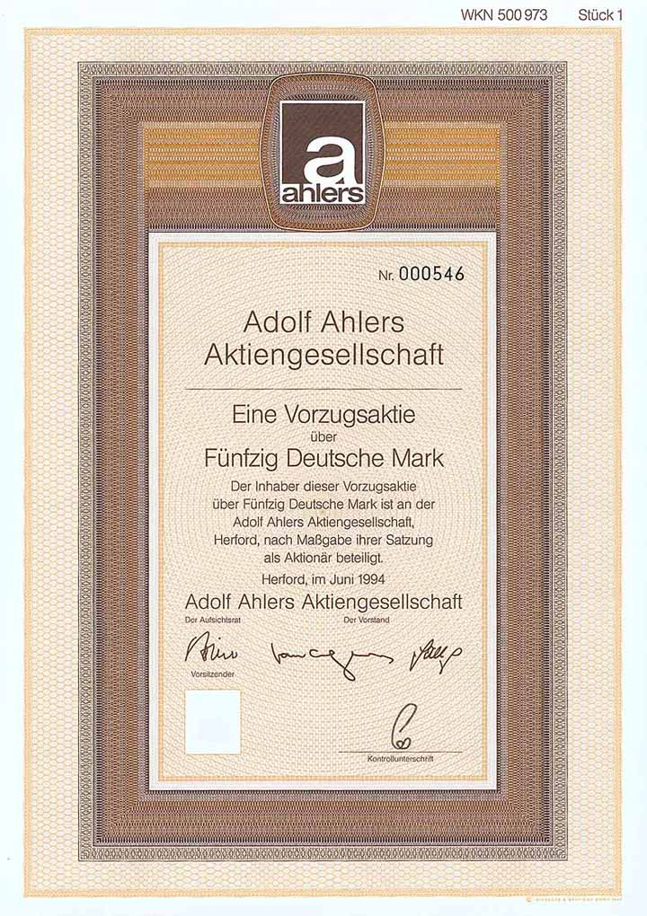 Adolf Ahlers AG