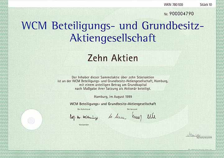 WCM Beteiligungs- und Grundbesitz-AG