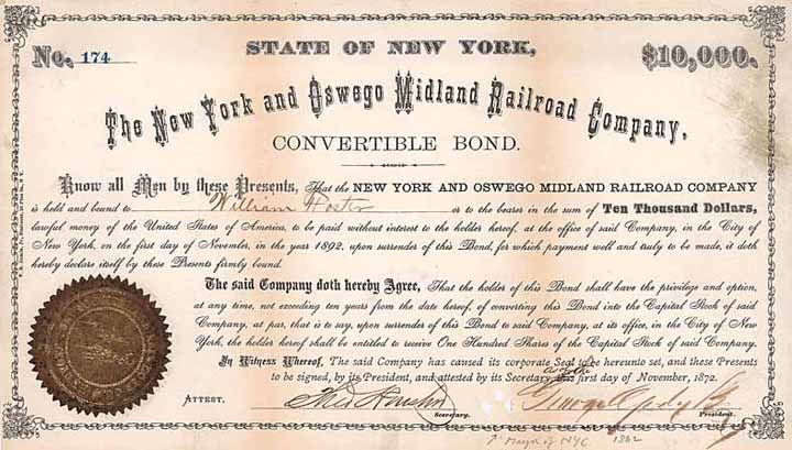 New York & Oswego Midland Railroad