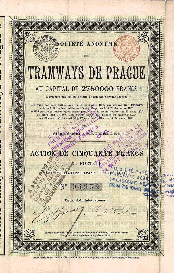 S.A. des Tramways de Prague