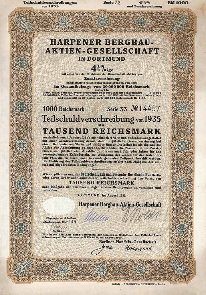Harpener Bergbau-AG
