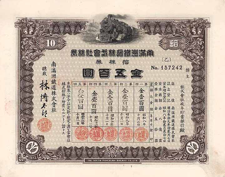 South Manchuria Railway Co.