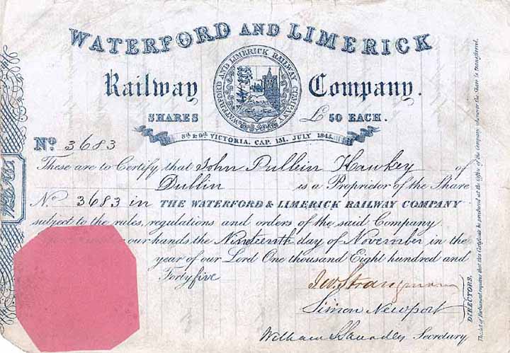 Waterford and Limerick Railway Co.