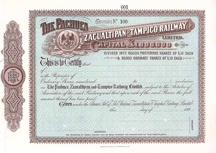 Pachuca, Zacualtipan & Tampico Railway