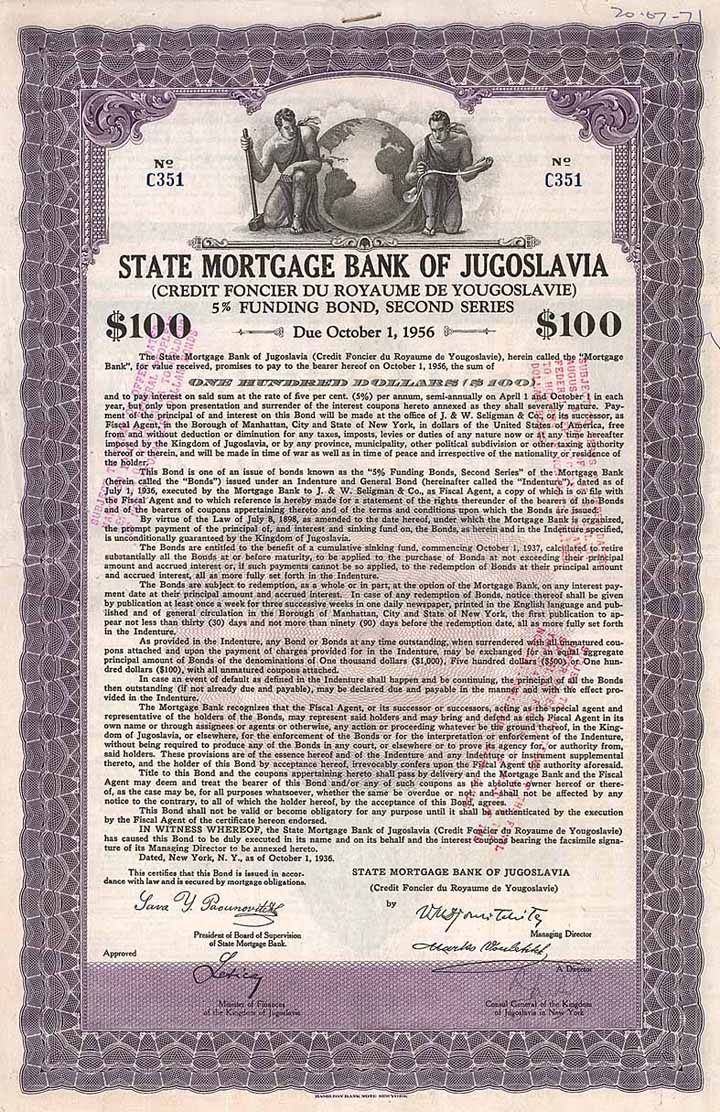 State Mortgage Bank of Jugoslavia