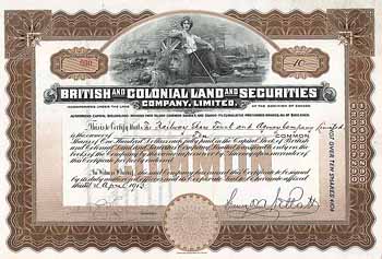 British and Colonial Land and Securities Co.