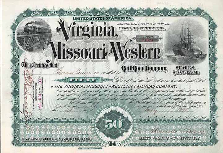 Virginia, Missouri & Western Railroad