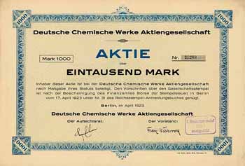 Deutsche Chemische Werke AG
