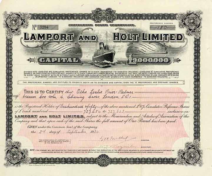 Lamport and Holt Ltd.