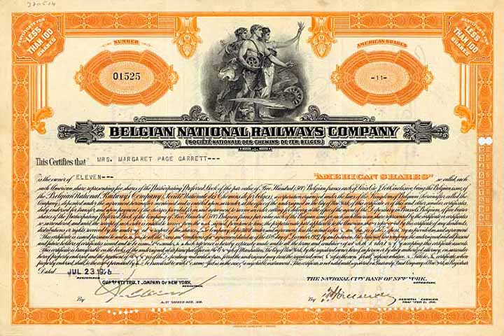 Belgian National Railways Co. (Soc. Nationale des Chemins de Fer Belges)