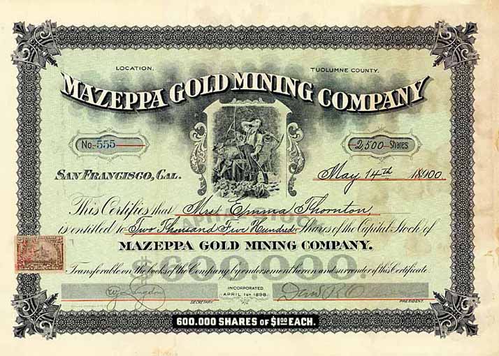 Mazeppa Gold Mining Co.