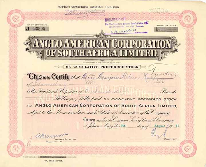 Anglo American Corporation of South Africa Ltd.