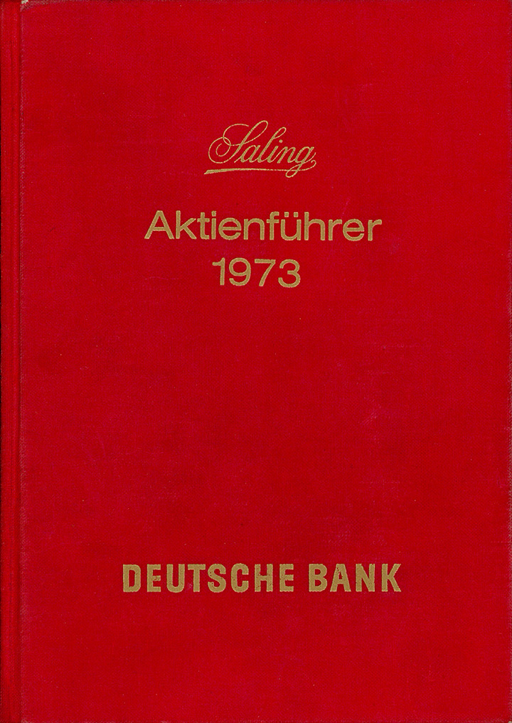 Saling Aktienführer 1973