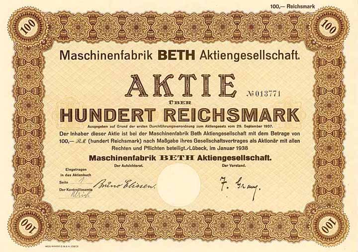 Maschinenfabrik Beth AG