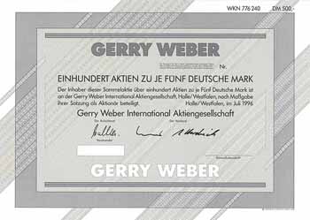 Gerry Weber International AG
