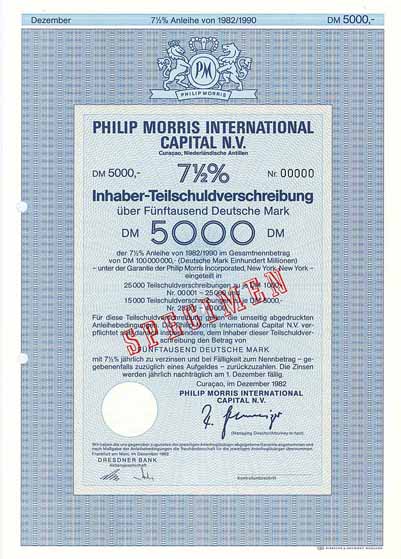 Philip Morris International Capital N.V.
