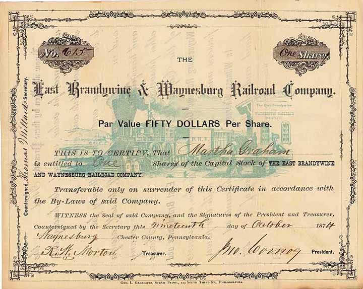 East Brandywine & Waynesburg RailroadEast Brandywine & Waynesburg Railroad