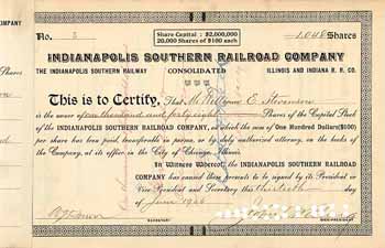 Indianapolis Southern Railroad