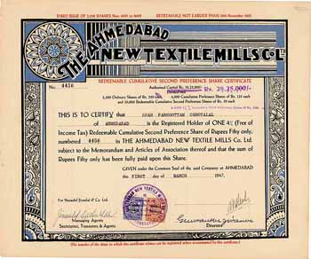 Ahmedabad New Textile Mills Co. Ltd.