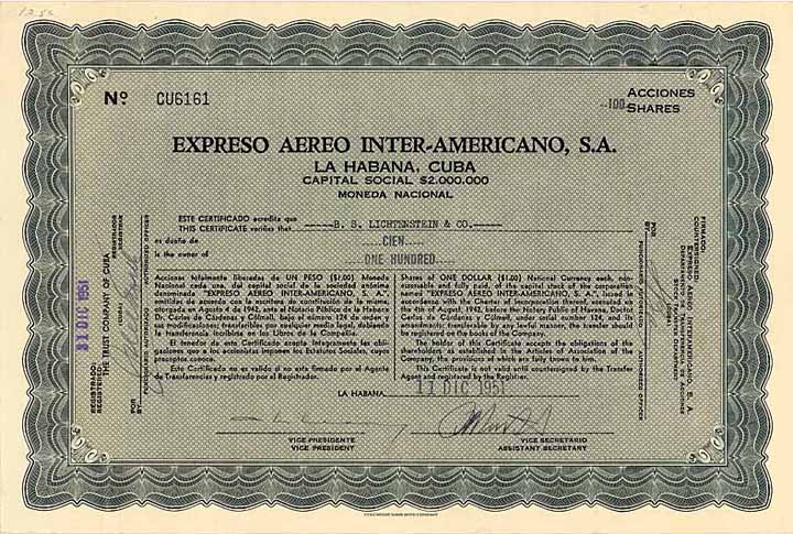 Expreso Aereo Inter-Americano S.A.