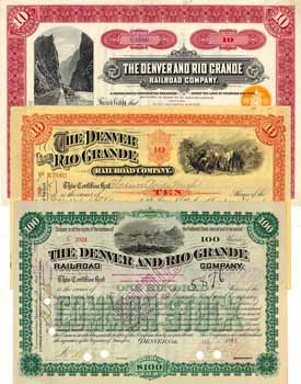 Denver & Rio Grande Railroad (3 Stücke)