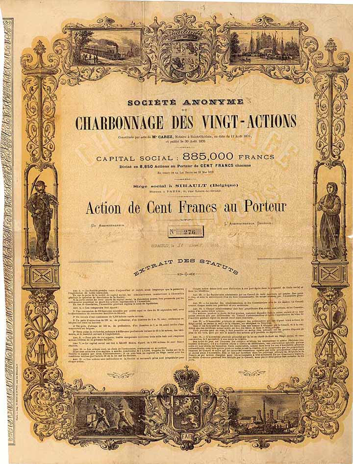 S.A. du Charbonnage des Vingt-Actions