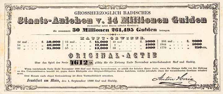 Grossherzoglich Badisches Staats-Anlehen