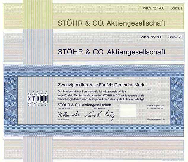 Stöhr & Co. AG
