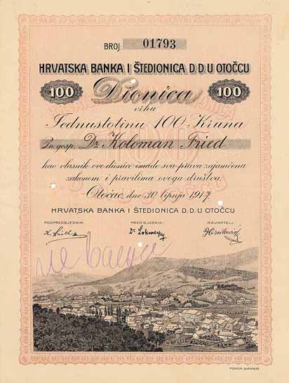 Hrvatska Banka i Stedionica D.D. (Kroatische Bank und Sparkassa AG)