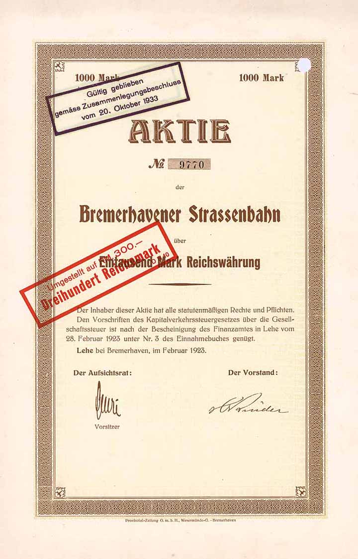 Bremerhavener Strassenbahn