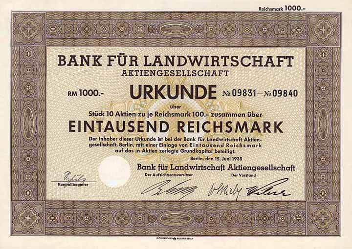 Bank für Landwirtschaft AG