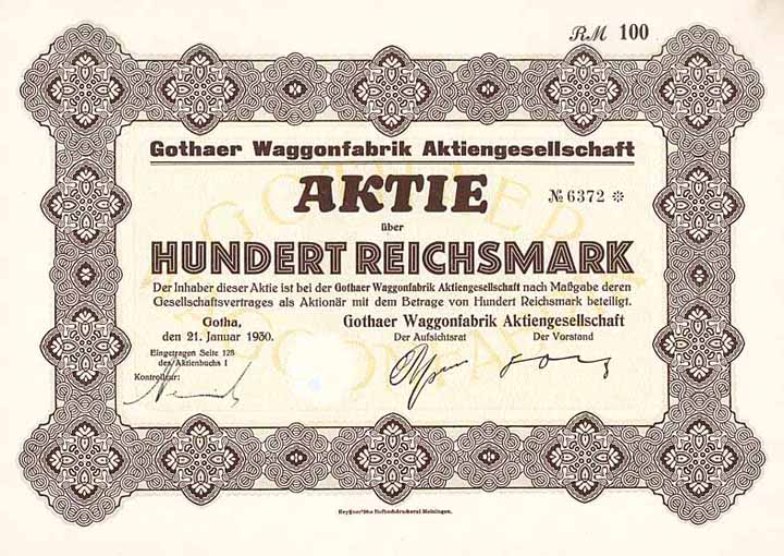 Gothaer Waggonfabrik AG