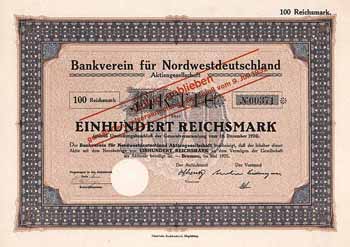 Bankverein für Nordwestdeutschland AG