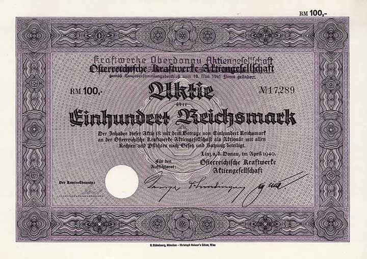 Österreichische Kraftwerke AG (Kraftwerke Oberdonau AG)