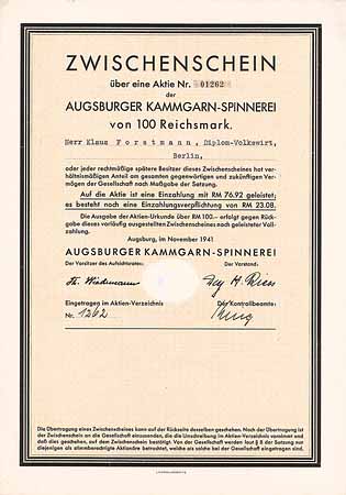 Augsburger Kammgarn-Spinnerei