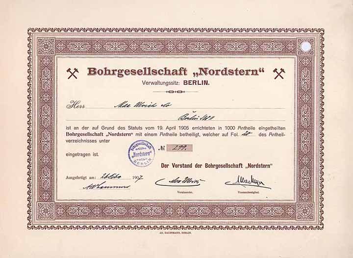 Bohrgesellschaft „Nordstern“