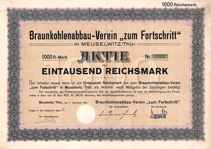 Braunkohlenabbau-Verein „zum Fortschritt“